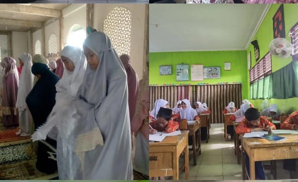 Intensifikasi Sholat Dhuha dan Tadarus Tahfiz di MTsN 8 Muaro Jambi Selama Ramadhan