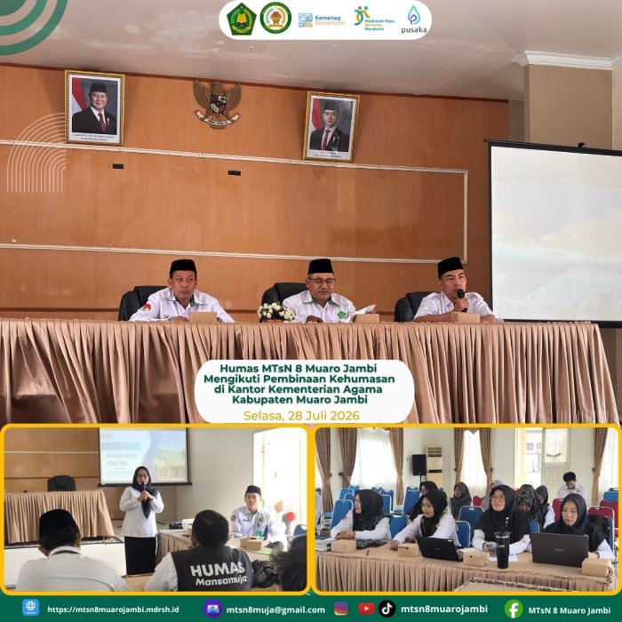 Tingkatkan Kompetensi Publikasi Digital, Humas MTsN 8 Muaro Jambi Ikuti Pembinaan Pengelola Website Madrasah Tingkatkan Kompetensi Publikasi Digital, Humas MTsN 8 Muaro Jambi Ikuti Pembinaan Pengelola Website Madrasah