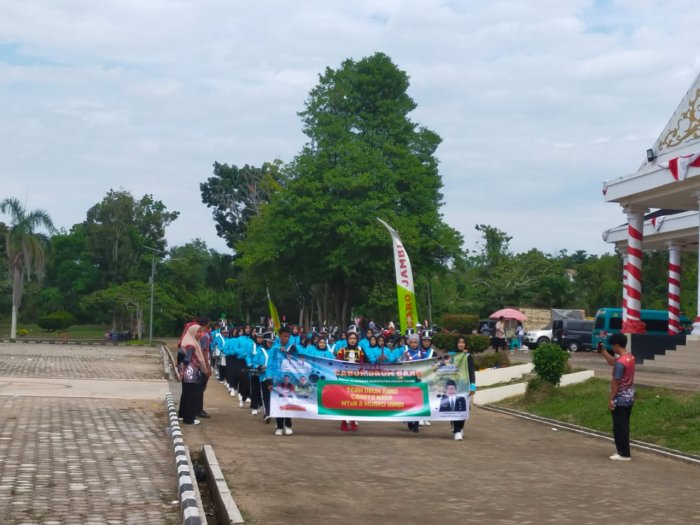 MTsN 8 Muaro Jambi Ikuti Lomba Porkab Cabor Drum Band Tahun 2025