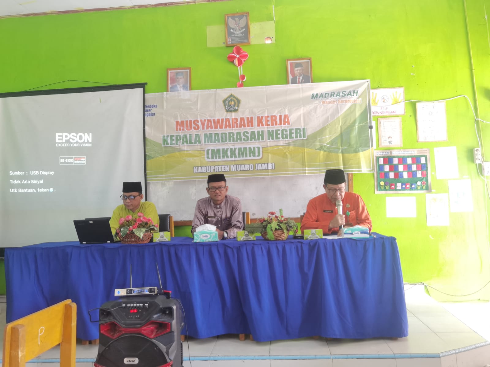 MTsN 8 Muaro Jambi Menjadi Tuan Rumah Musyawarah Kerja Kepala Madrasah Negeri (MKKMN) Kabupaten Muaro Jambi