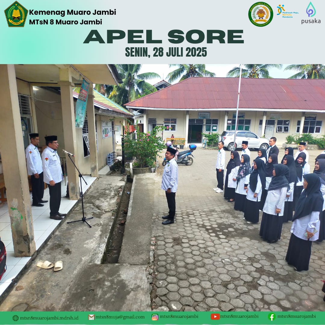 Apel Sore Guru: Meneguhkan Komitmen Kedisiplinan di Lingkungan MTsN 8 Muaro Jambi